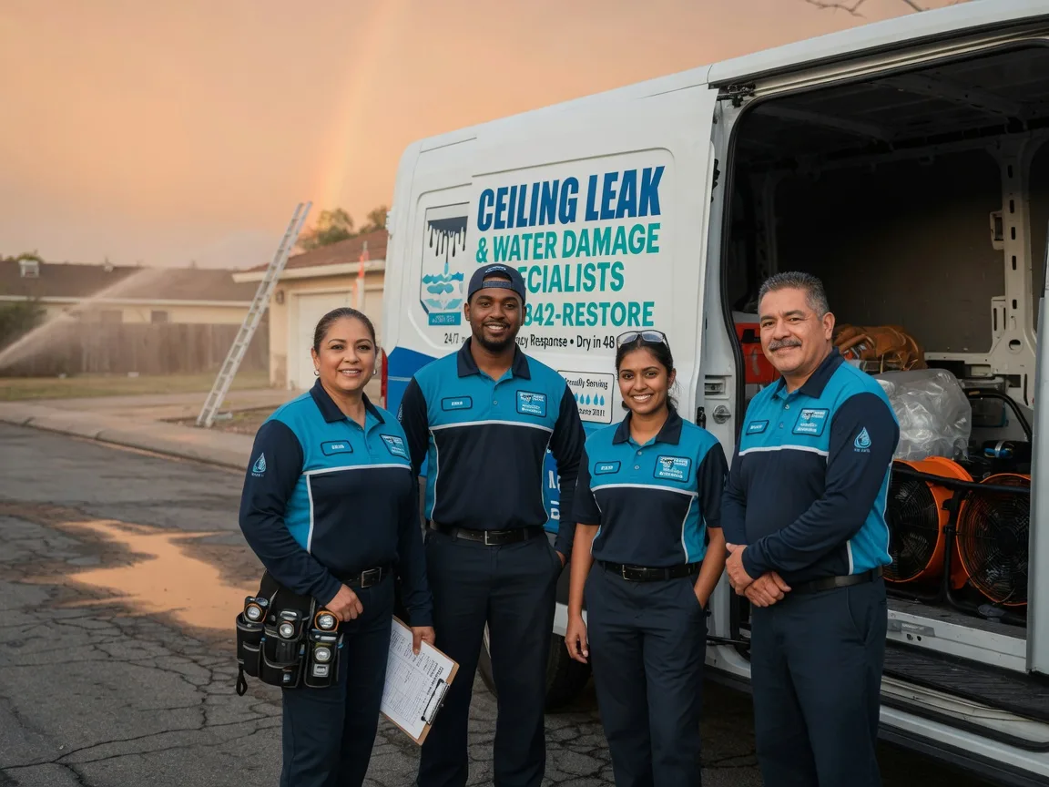 Ceiling Leak Cleanup company in Chesterville, OH